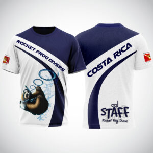 Short Sleeve Sloth Staff Azul