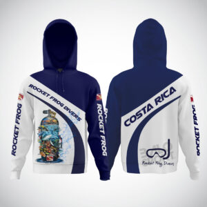 Long sleeve hooded Azul navy