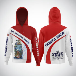 Long sleeve hooded Staff Roja